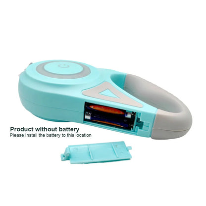 5M Automatic Retractable Dog Leash with Led Flashlight, Durable Nylon Lead for Dogs, Adjustable Walking Running Rope