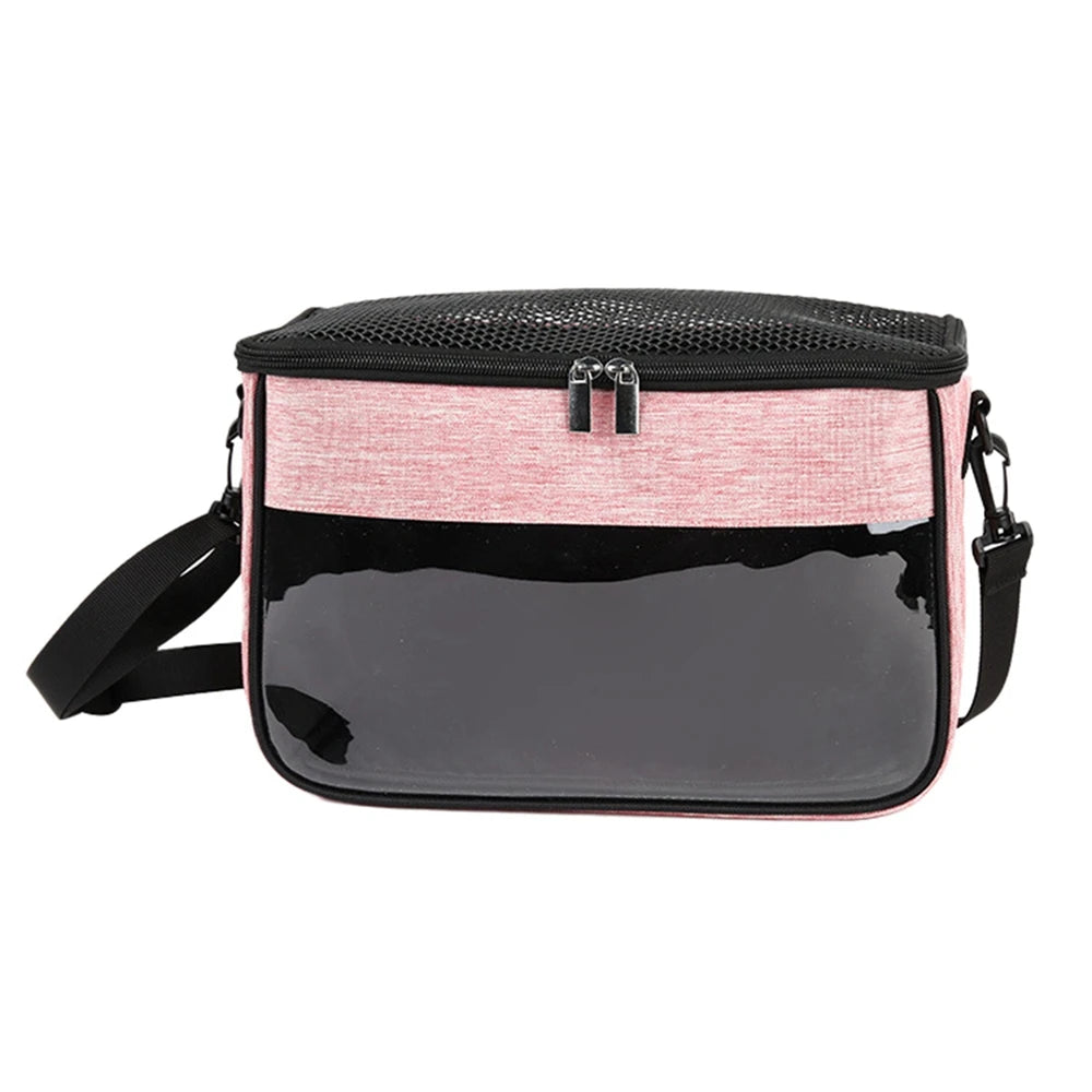 Small Animal Carrier Backpack for Small Pet, Breathable Portable, Outgoing Crossbody Travel Bag, Windproof