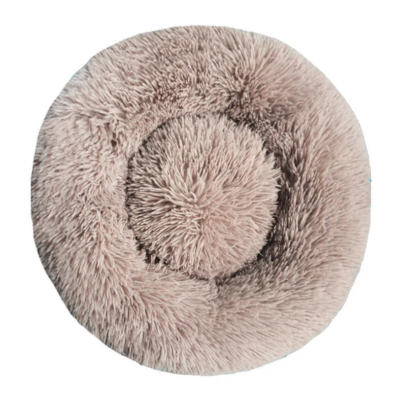 Round Dog Bed Winter-Warm Washable