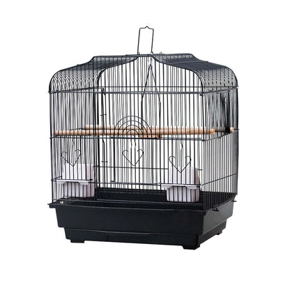 Travel Bird Cage Portable Birdcage with Handle and Perches for Small Parrots Canaries Cockatiels Lovebirds Finches Budgies Conur