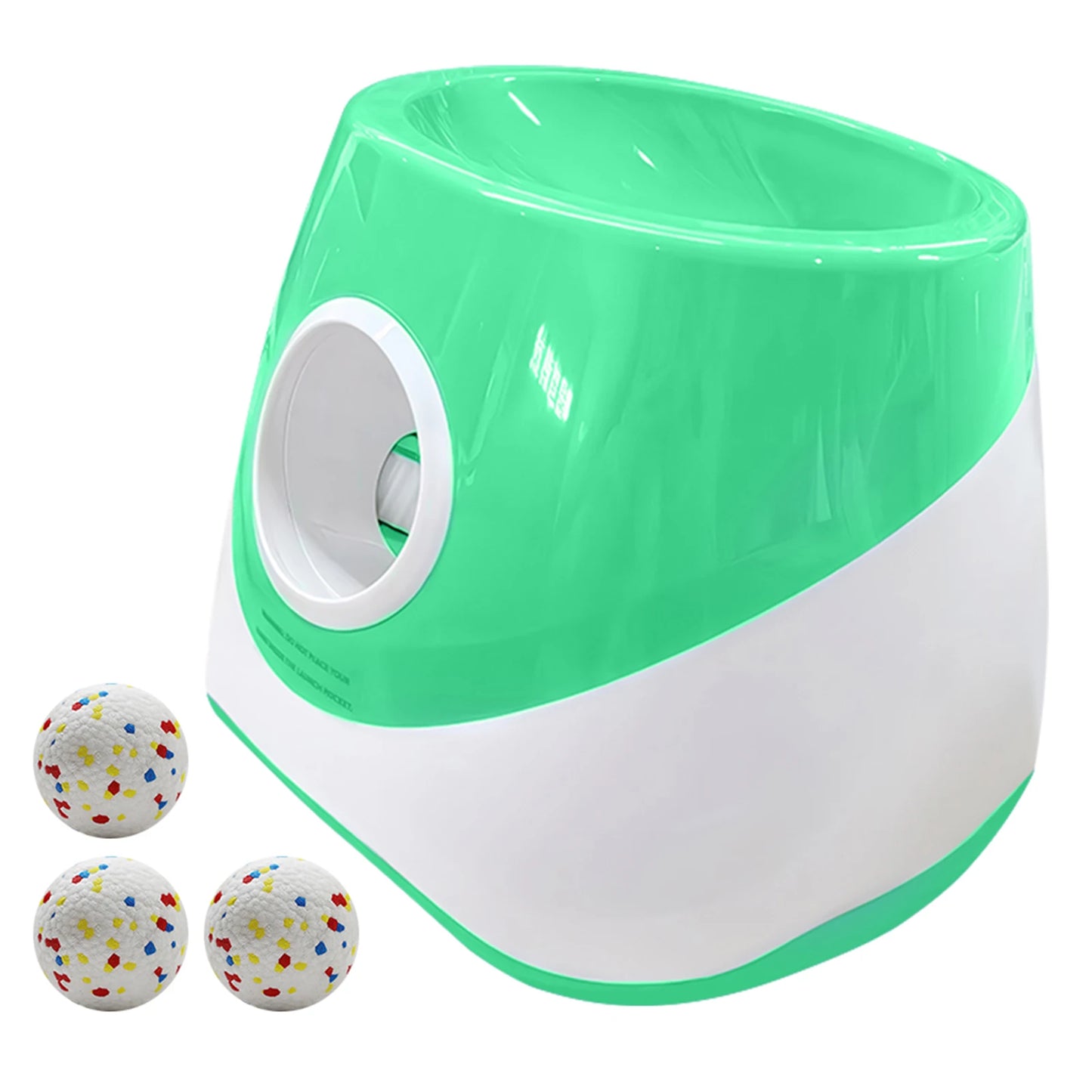 Interactive Automatic Ball Launcher with 3 Tennis Balls Ball Thrower Machine for Small and Medium-Sized Dogs