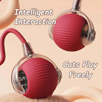 Automatic Rolling Ball Dog Toy – Interactive Self-Moving Pet Toy, Multiple Colors