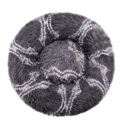 Round Dog Bed Winter-Warm Washable