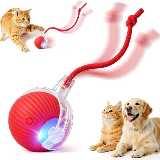 Automatic Rolling Ball Dog Toy – Interactive Self-Moving Pet Toy, Multiple Colors