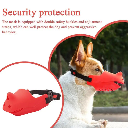 No Bark Muzzle For Dogs Silicone Dog Muzzle Comfortable Mouth Cover For Small Medium dogs