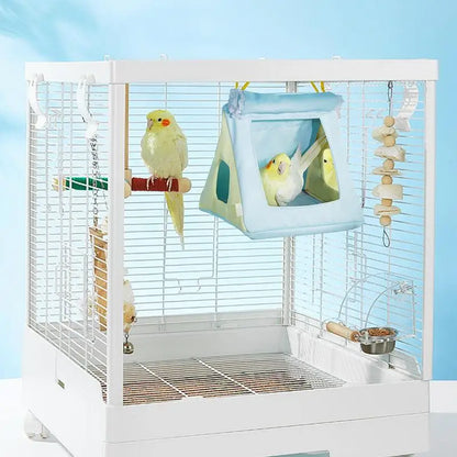 Bird Nest For Cage, Parakeet Bed, Cockatiel Hut Bird Cages Hammock