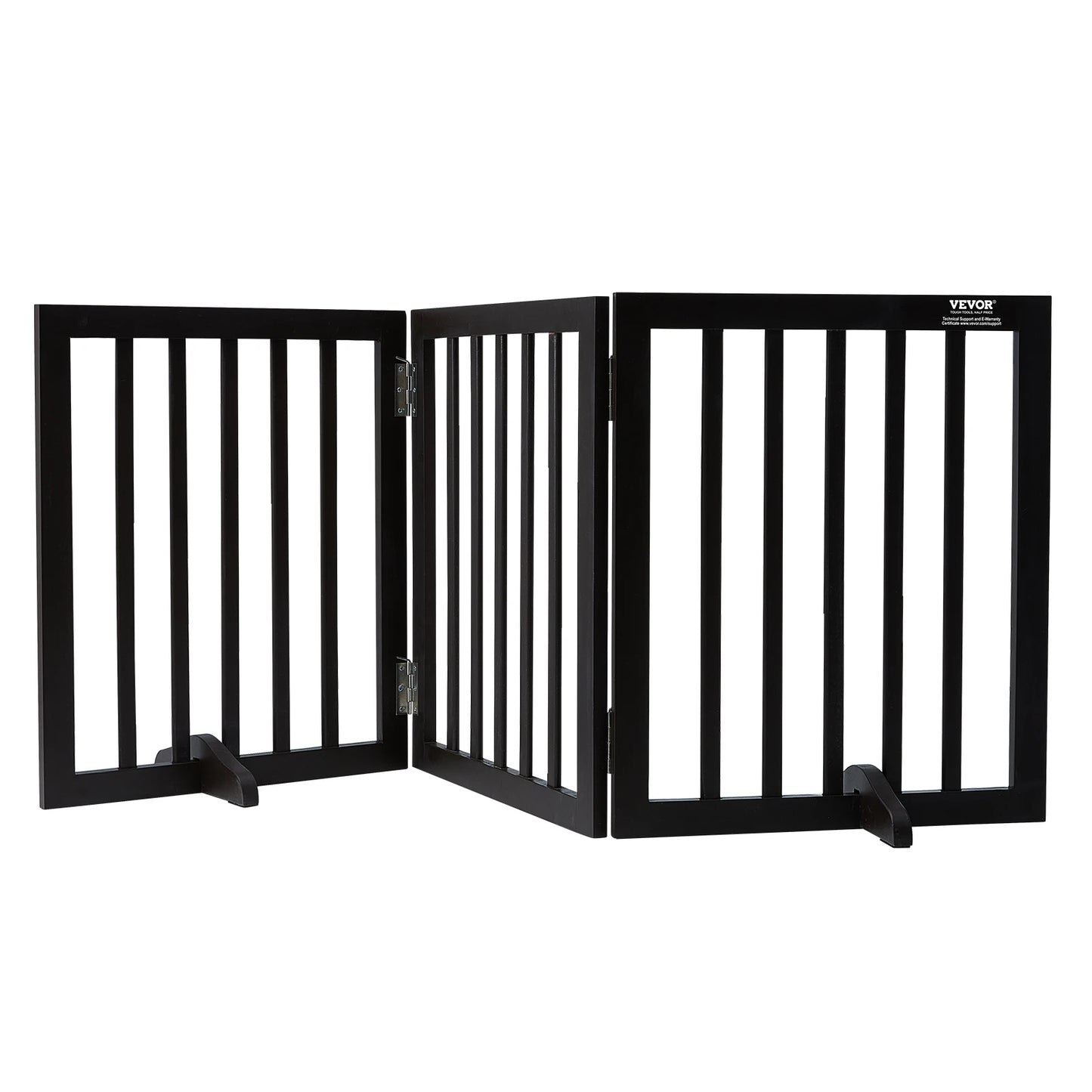 Success Free Standing Dog/Pet Gate, 3 Panels Foldable Pet Gate for Narrow Passageways, Expandable Barrier