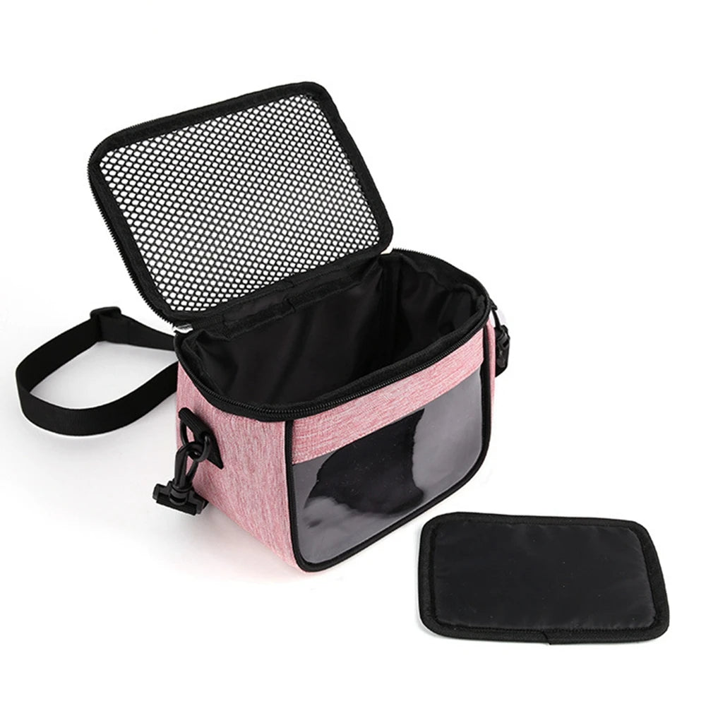 Small Animal Carrier Backpack for Small Pet, Breathable Portable, Outgoing Crossbody Travel Bag, Windproof