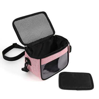 Small Animal Carrier Backpack for Small Pet, Breathable Portable, Outgoing Crossbody Travel Bag, Windproof