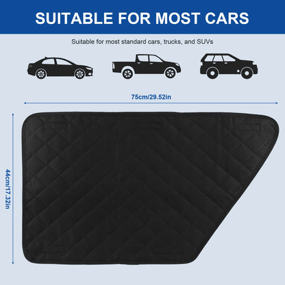 2Pcs Waterproof Car Door Cover for Dog Pet Anti-Scratch Car Cover Washable Car Door Protect Mat for Car SUV Truck Travel
