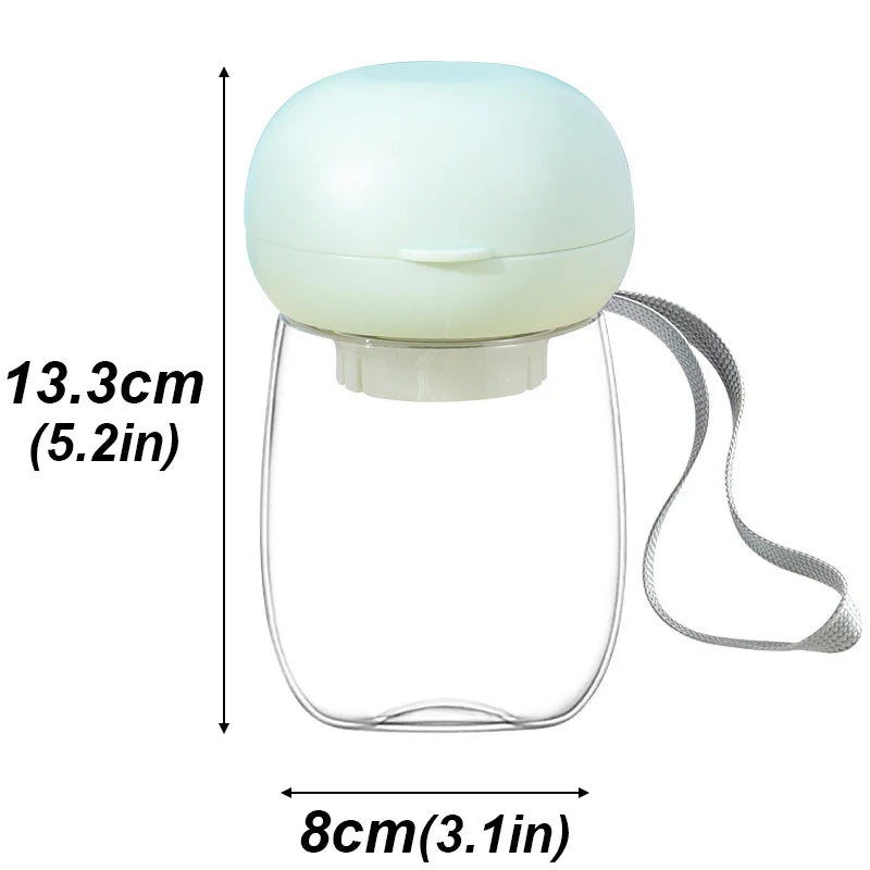 Lightweight Pet Water Bottle Dispenser With Lanyard Puppy Pet Drinker For Dog Accessories Supplies Outdoor Portable Traveling