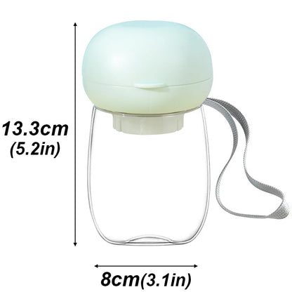 Lightweight Pet Water Bottle Dispenser With Lanyard Puppy Pet Drinker For Dog Accessories Supplies Outdoor Portable Traveling