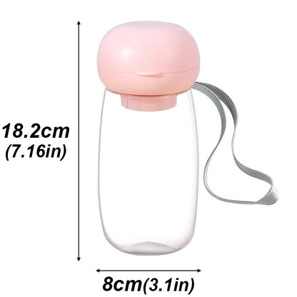 Lightweight Pet Water Bottle Dispenser With Lanyard Puppy Pet Drinker For Dog Accessories Supplies Outdoor Portable Traveling