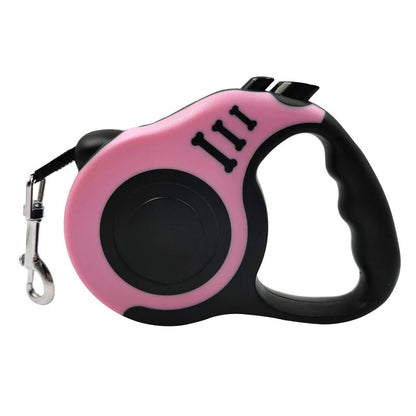 3m & 5m Dog Leash Strong Nylon For Small Medium Large Dogs Cats Automatic Retractable Durable