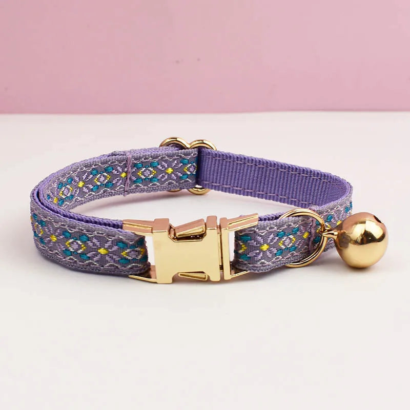 Kitten Cat Collar with Bell - various sizes and colors