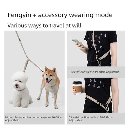 Bungee Buffer Dog Leash Set Anti-Shock - different colors
