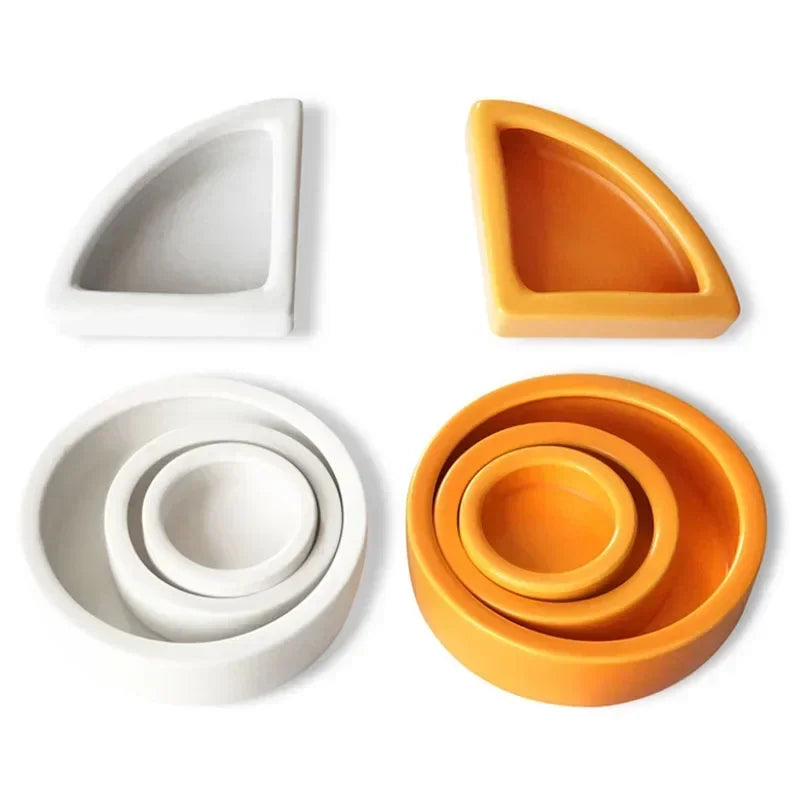 Ceramic Aquarium Pet Reptile Feeder Bowl Basin