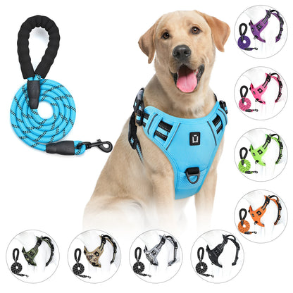 Dog Harness and Leash Combo, Escape Proof different colors and sizes