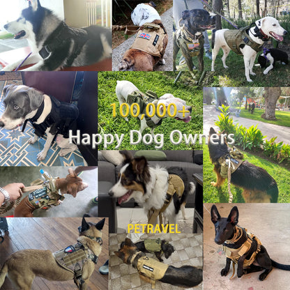 Tactical Dog Harness Collar & Leash