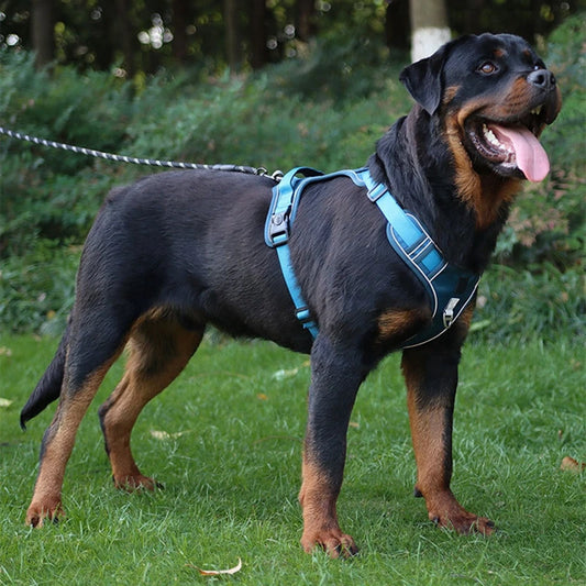 Dog Harness Reflective Medium Large Dogs Tactical Vest Big Waterproof Oxford Cloth Dog Harnesses Pet Accessories Supplies