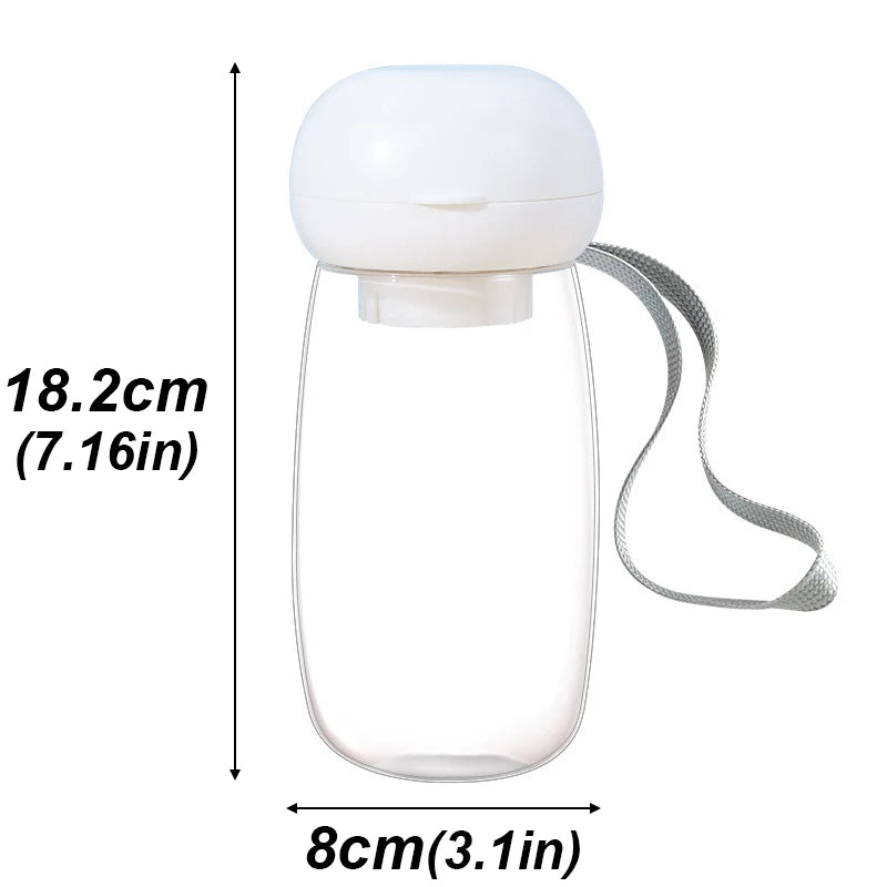 Lightweight Pet Water Bottle Dispenser With Lanyard Puppy Pet Drinker For Dog Accessories Supplies Outdoor Portable Traveling