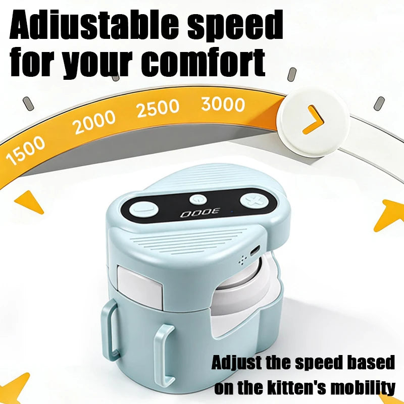 1PC Automatic Cat Chaser Toy Remote Control with Adjustable Speed