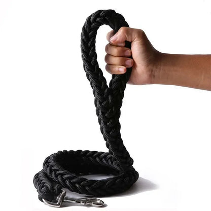 Heavy Duty Large Dog Leash Durable Nylon Braided - various widths