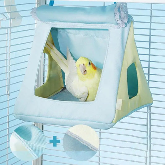 Bird Nest For Cage, Parakeet Bed, Cockatiel Hut Bird Cages Hammock