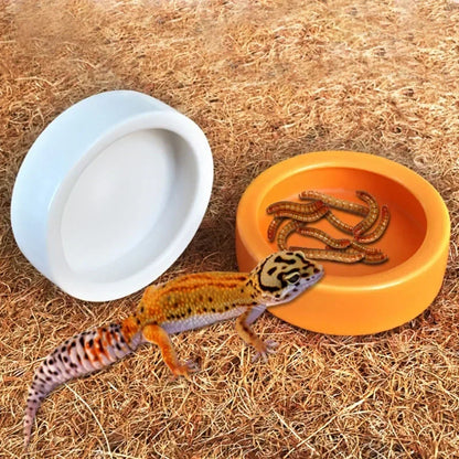 Ceramic Aquarium Pet Reptile Feeder Bowl Basin