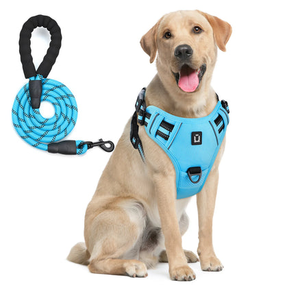 Dog Harness and Leash Combo, Escape Proof different colors and sizes