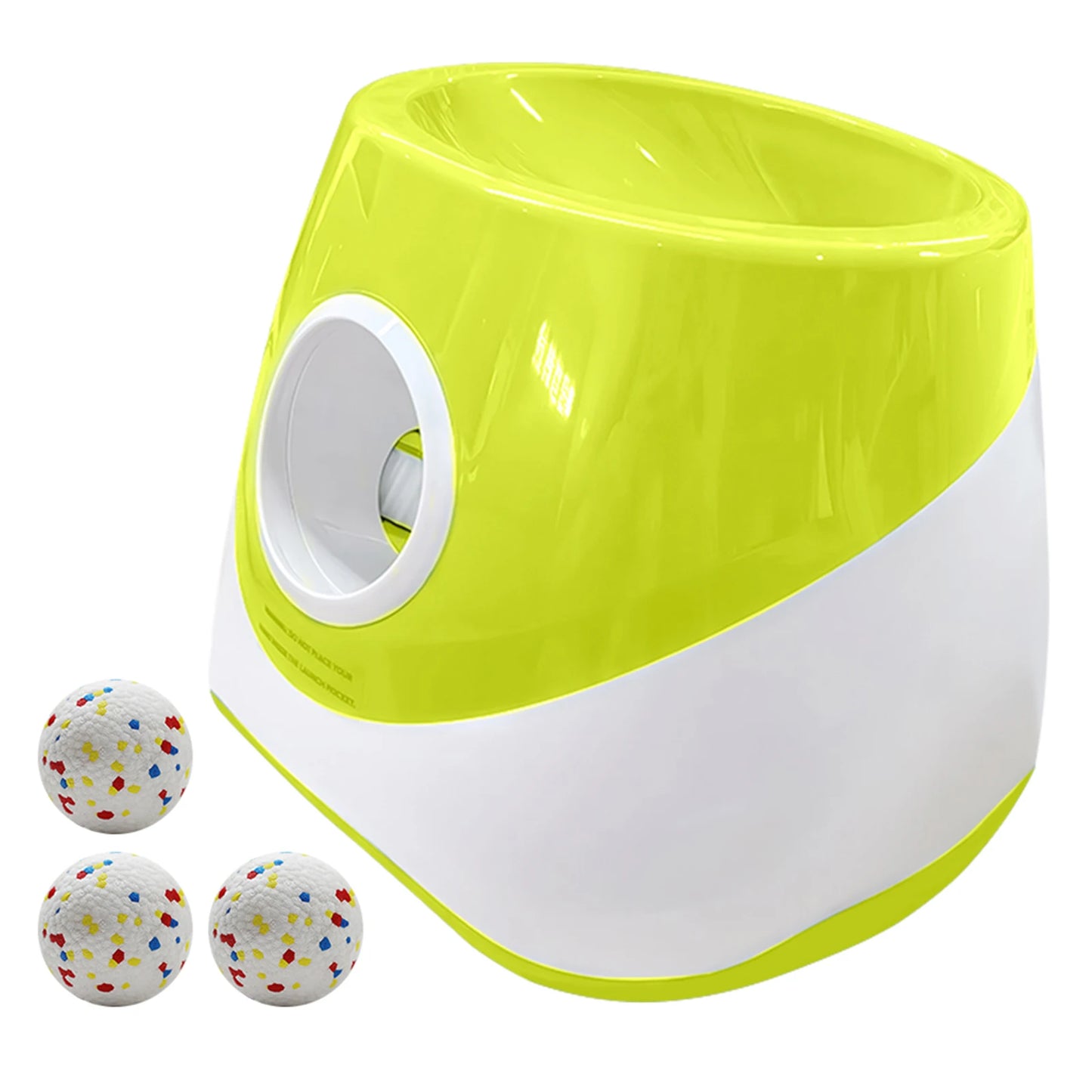 Interactive Automatic Ball Launcher with 3 Tennis Balls Ball Thrower Machine for Small and Medium-Sized Dogs