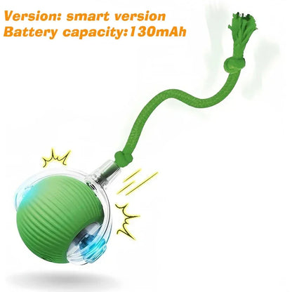 New Dog Interactive Ball Toy, Automatic Rolling Dog Ball, Rechargeable, Smart Puppy Toy