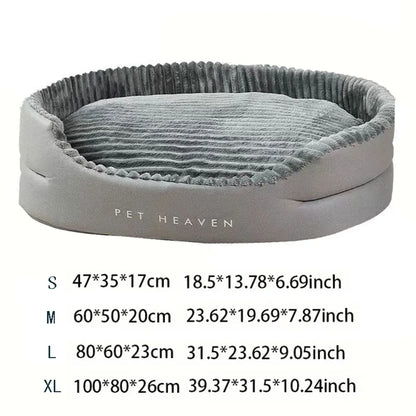 A Super-sized Pet bed that is soft, dirt resistant, non slip, comfortable - 4 different sizes