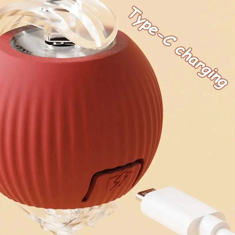 Automatic Rolling Ball Dog Toy – Interactive Self-Moving Pet Toy, Multiple Colors