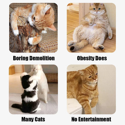1PC Automatic Cat Chaser Toy Remote Control with Adjustable Speed