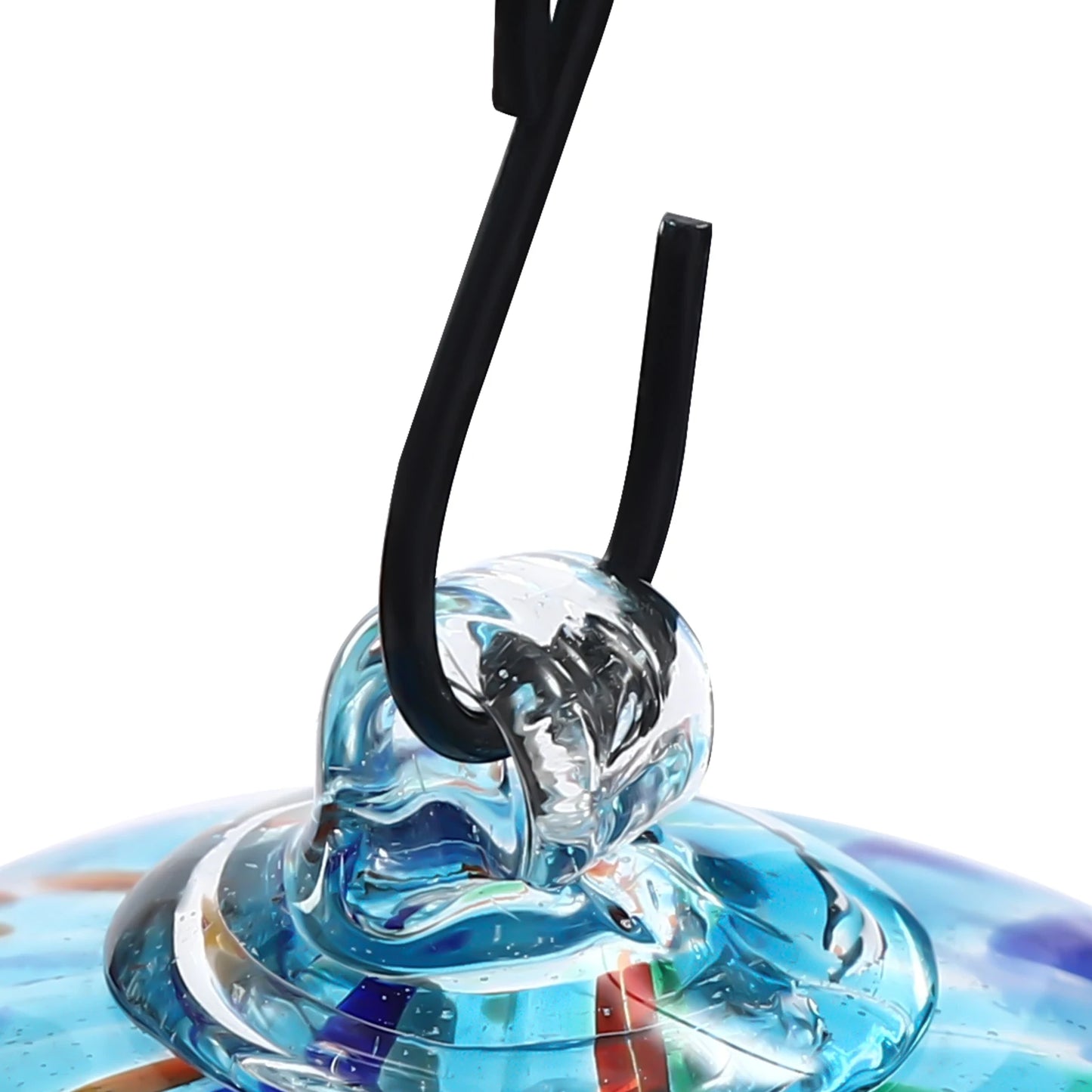 6 Glass Balls Hummingbird Feeder for Outdoor Hanging