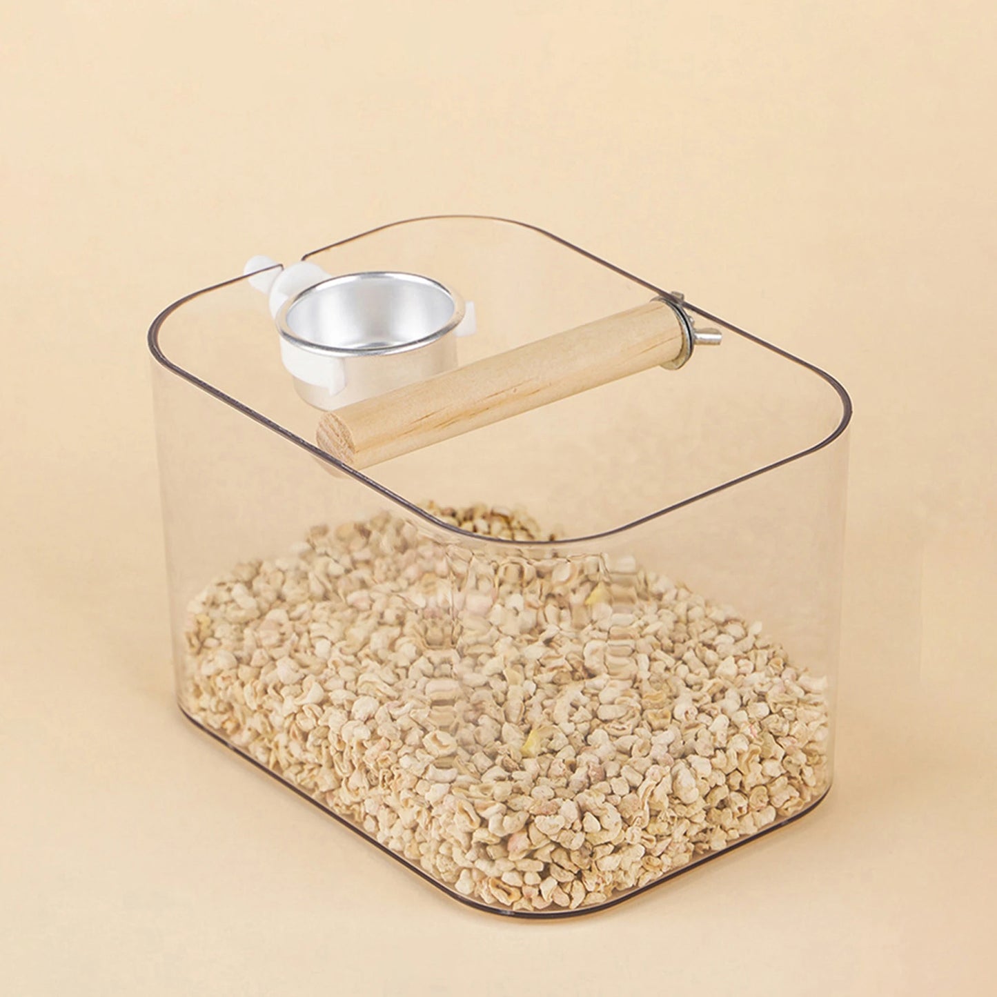 Portable Bird Training Stand with Poop Tray Adjustable Parrot Perch Platform for Cage Accessories and Rest Area