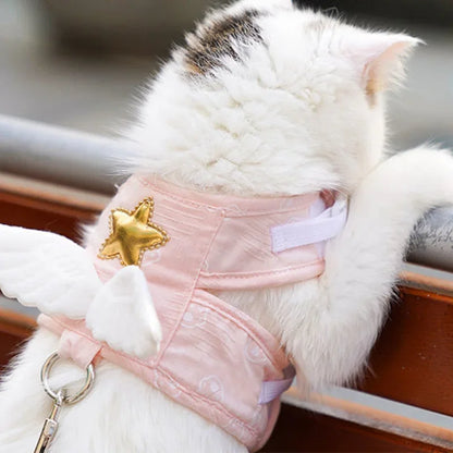 Angel Wing Vest Cat Dog Harness - color choice