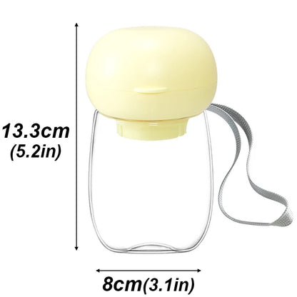 Lightweight Pet Water Bottle Dispenser With Lanyard Puppy Pet Drinker For Dog Accessories Supplies Outdoor Portable Traveling