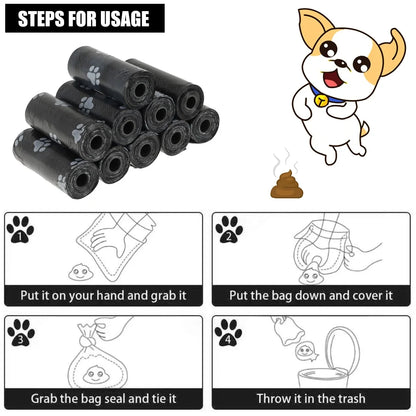 Dog Poop Bags - 2-, 5-, 20-, 30-, or 40-Roll packages