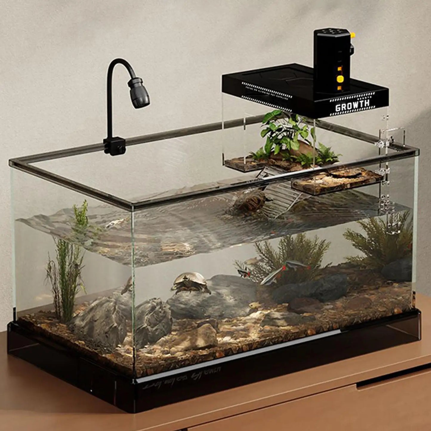Pet Turtle Basking Area With Ramp