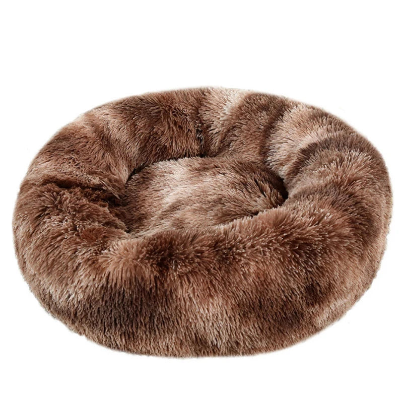 Round Dog Bed Winter-Warm Washable