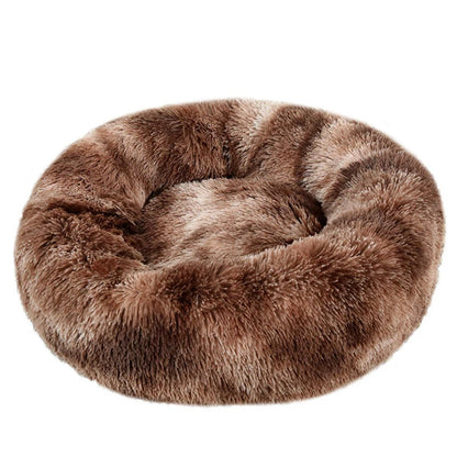 Round Dog Bed Winter-Warm Washable