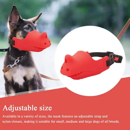No Bark Muzzle For Dogs Silicone Dog Muzzle Comfortable Mouth Cover For Small Medium dogs