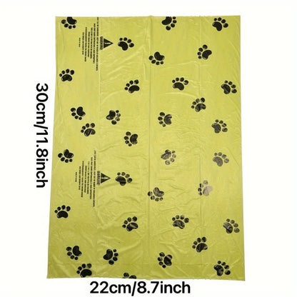Dog Poop Bags Non-Stick Dog Waste Bags for Dogs  15 Bags/Roll, comes in 10, 20, and 30 roll packages