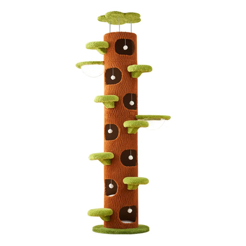Large Cat Tree with Scratching Post, Tall Cat Tree Tower