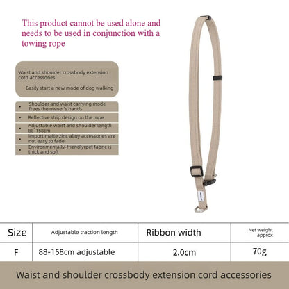 Bungee Buffer Dog Leash Set Anti-Shock - different colors