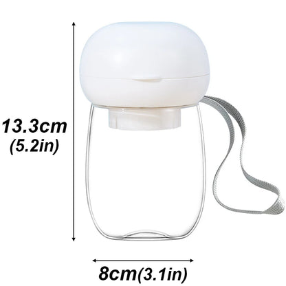 Lightweight Pet Water Bottle Dispenser With Lanyard Puppy Pet Drinker For Dog Accessories Supplies Outdoor Portable Traveling