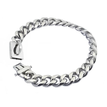 Gold Dog Collar Stainless Steel Metal Pet Choker  - different lengths