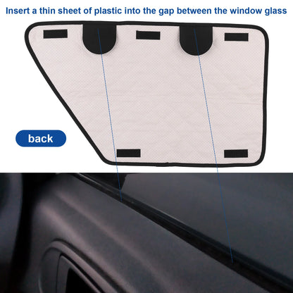2Pcs Waterproof Car Door Cover for Dog Pet Anti-Scratch Car Cover Washable Car Door Protect Mat for Car SUV Truck Travel